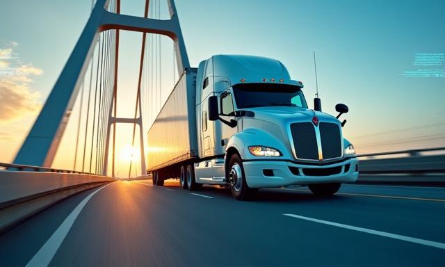 Digital interface showing freight tracking navigation through Gulf Coast ports
